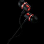 CANYON EP-3 Stereo earphones with microphone Red cable length 1.2m 21.5*12mm 0.011kg