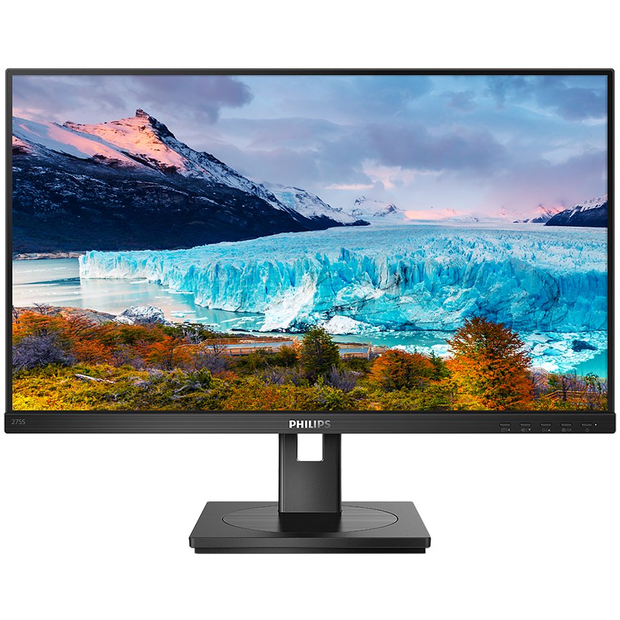 201106150012001115 Monitor 27'' Philips 275S1AE/00 Black IPS 16:9 2560x1440 4ms 300 cd/m2 1000:1 DVI HDMI DP - Image 1