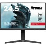 IIYAMA Monitor 24,5" ETE Fast IPS Gaming, G-Master Red Eagle, FreeSync Premium, 1920x1080@165Hz, 400cd/m², 1100:1, HDMI, DisplayPort, 0,5ms (MPRT), Speakers, USB-HUB (2x3.0), Black Tuner, Height Adj. Stand