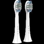 AENO Replacement toothbrush heads White Dupont bristles 2pcs in set (for ADB0003/ADB0005 and ADB0004/ADB0006)