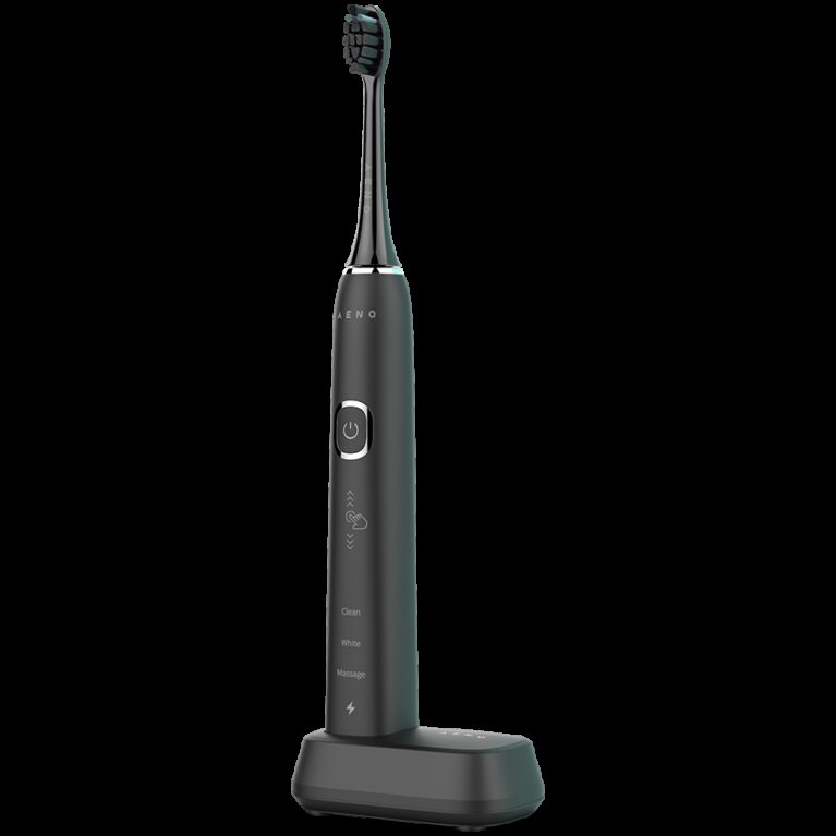 AENO Sonic Electric Toothbrush DB4: Black 9 scenarios with 3D touch wireless charging 46000rpm 40