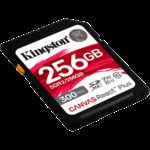 Kingston 256GB Canvas React Plus SDXC UHS-II 300R/260W U3 V90 for Full HD/4K/8K EAN: 740617301977 - Image 2