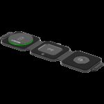 CANYON WS-305 Foldable 3in1 Wireless charger with case touch button for Running water light Input