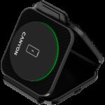 CANYON WS-305 Foldable 3in1 Wireless charger with case touch button for Running water light Input - Image 5