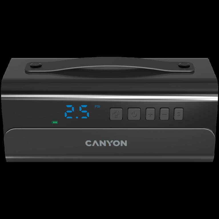 CANYON AP-118 Air Pump USB Rechargeable Electric Air Pump:Vendor device name:AP-118 ;Battery Capacity:2000mah*4 ; Working