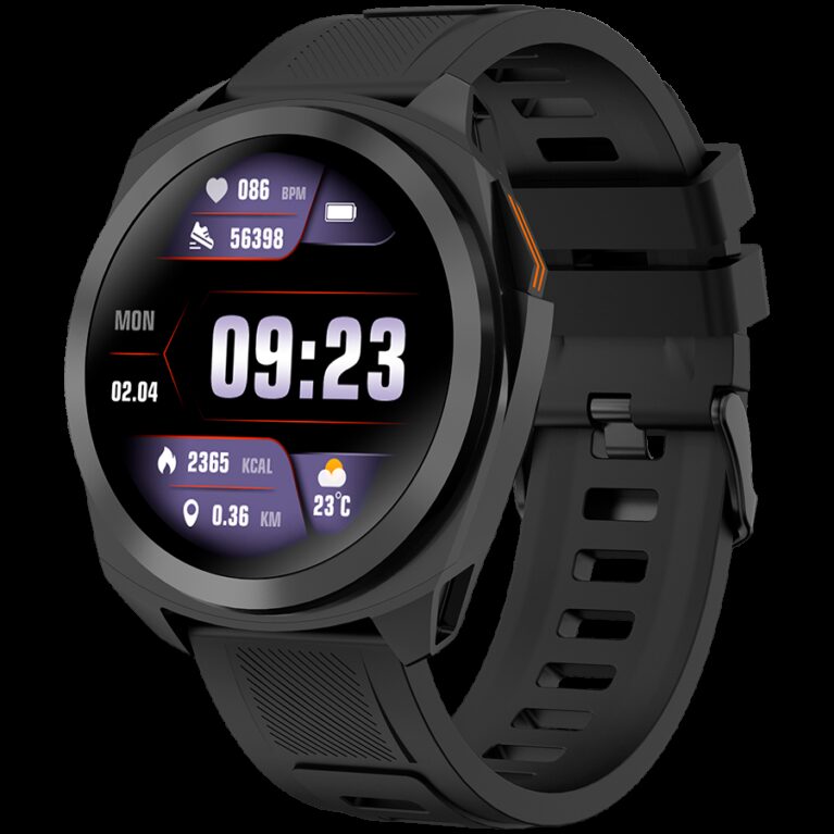 CANYON Maverick SW-83Smart Watch Realtek 8762DT IPS1.32'' 360x360 ARM Cortex-M4FRAM192KB/ROM128MB 400mAh 3.8vGPS128 Sport modesIP68STRAVA supportReal-Time