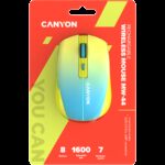 CANYON MW-44 2 in 1 Wireless optical mouse with 8 buttons DPI 800/1200/1600 2 mode(BT/ - Image 6
