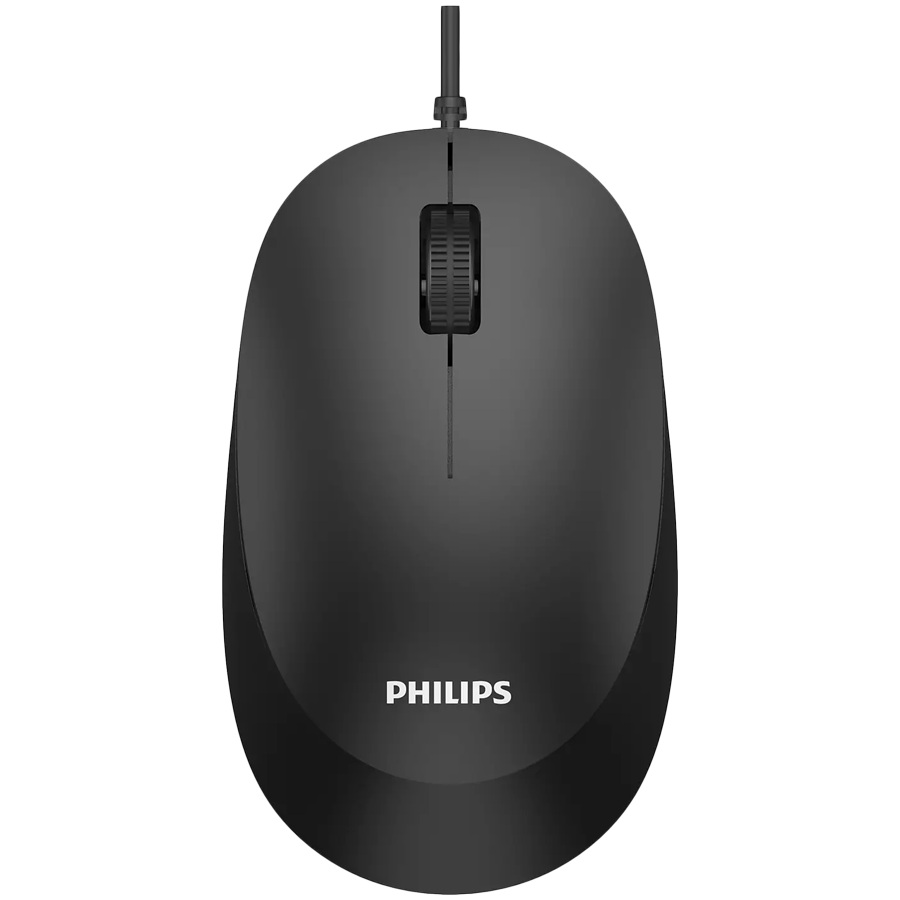 240523120012436464 PHILIPS SPK7207BL/00 Wired mouse Up to 1200 DPI Optical Sensor Ergonomic design USB 2.0 1.5 - Image 1