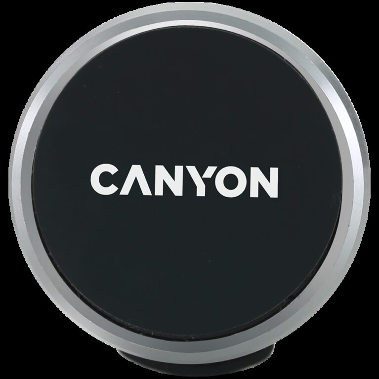Canyon CH-4 Car Holder for Smartphonesmagnetic suction function with 2 plates(rectangle/circle) black 40*35*50mm 0.033kg