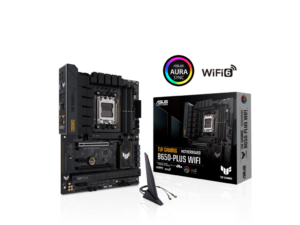 ASUS TUF GAMING B650-PLUS WIFI AM5 ATX gaming MB - AMD B650 4xDIMM DDR5 3xM.2 4xSATA PCIe 4.0 2.5Gb Ethernet WiFi 6 + Bluetooth 1xDisplayPort 1xHDMI with Aura Sync support - Image 2