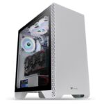 Thermaltake S300 TG Snow Mid tower case, bijela boja, 1x Standard fan 120mm