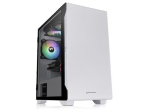 Thermaltake S100 White Micro Micro case, tempered glass, 1x 120mm fan - Image 3