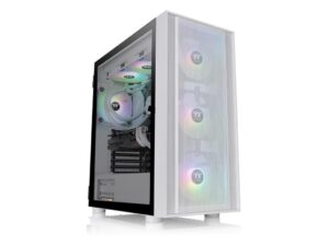 Thermaltake H570 TG ARGB Snow Mid tower, tempered glass, 3x 120mm ARGB Lite fan