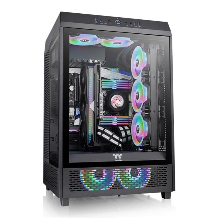 Thermaltake The Tower 500 Mid tower case, TG, 2x Standard 120mm fan
