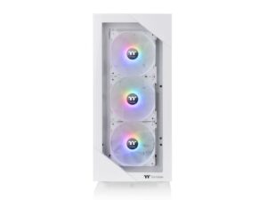 Thermaltake View 200 ARGB Snow Mid tower, tempered glass, 3x 120mm ARGB Lite fan - Image 2