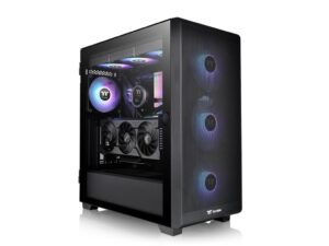 Thermaltake S250 TG ARGB Mid tower case, tempered glass4x CT120 ARGB Sync Fans,Mesh front panel