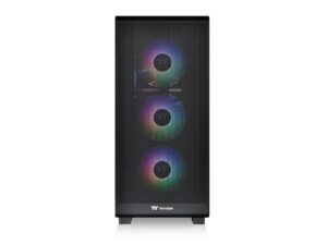 Thermaltake S250 TG ARGB Mid tower case, tempered glass4x CT120 ARGB Sync Fans,Mesh front panel - Image 2