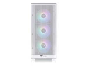 Thermaltake S250 TG ARGB Snow Mid tower case, white,4x CT120 ARGB white fans - Image 3