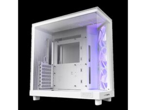 NZXT CASE H6 FLOW WHITE RGB mini-ITX, Micro-ATX, ATX, Mid-tower, 3x  RGB fan - Image 2