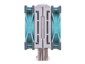 Thermaltake Toughair 510CPU Cooler, Turquoise,Dual fan 120mm - Image 2