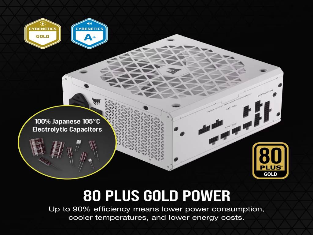 CP-9020273-EU_240628020627025 Corsair PSU 750W WhiteRM750x SHIFT 80 PLUSGold Fully Modular ATX - Image 1