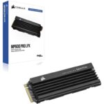 Corsair SSD 1TB M.2. MP600PRO LPX, PCIe Gen4x47,100/6,800MB/s, PS5 compatible