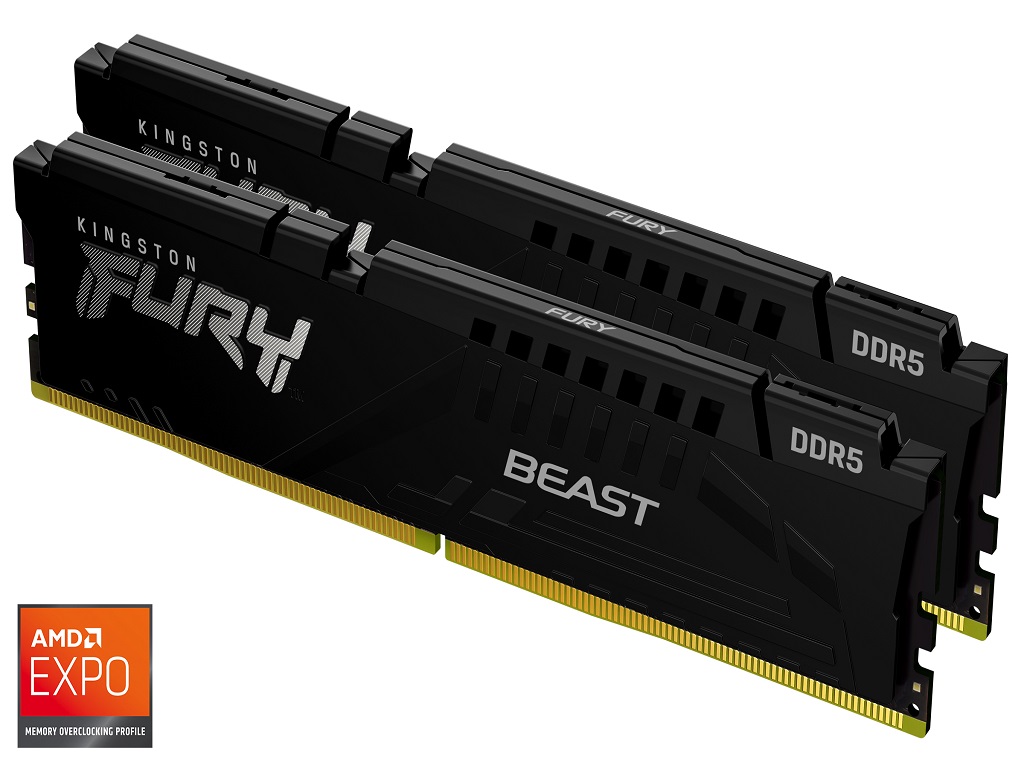 KF560C36BBEK2-32_221229101248056 Kingston 32GB 6000MHz DDR5Fury Beast (2x16GB)CL36, EXPO & XMP - Image 1