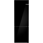 BOSCH XXL Samostojeći Serie 6|No Frost, 203 X 70, CRNIStaklena vrata, PerfectFit