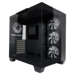 LC-Power Case Gaming 809B E-ATX, ATX, Micro ATX, MiniITX4x 120mm ARGB fans, tempered glass