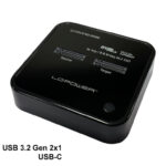 LC-Power Docking station NVMEM.2 SSD, USB-C port, 2x SSD-a,Transfer rate do 10 Gb/s