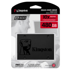 Kingston A400 480GB SSD 2.5 7mm, SATA 6 Gb/s, Read/Write: 500 / 450 MB/s - Image 2