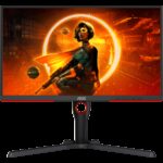 AOC Monitor Gaming Q27G3XMN Mini LED  27 VA, 16:9, 2560x1440, 180Hz, 1ms, 1000 cd/m2, 4000:1, Audio,2x HDMI, DP, Full Ergonomic, 3-sided frameless, Adaptive Sync, Black-Red, VESA 3y