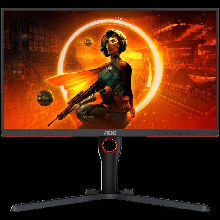 AOC Monitor Gaming Q27G3XMN Mini LED  27 VA, 16:9, 2560x1440, 180Hz, 1ms, 1000 cd/m2, 4000:1, Audio,2x HDMI, DP, Full Ergonomic, 3-sided frameless, Adaptive Sync, Black-Red, VESA 3y