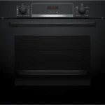 BOSCH pećnica  Serie 4| CRNA,A, 71L,8 programa, Piroliza, Dodavanje pare