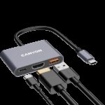 CANYON hub DS-4 3in1 USB-C Grey - Image 5