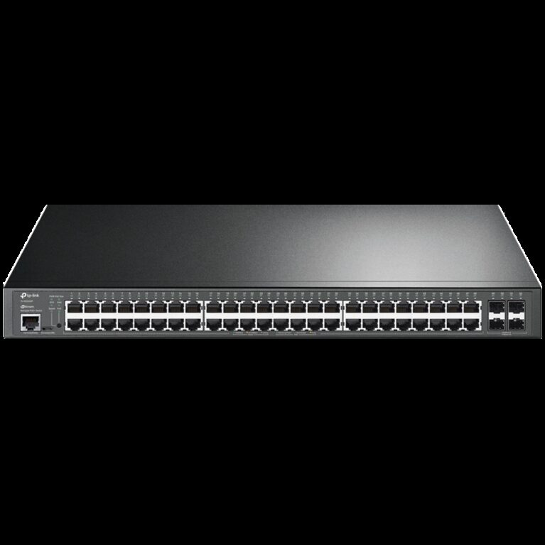 TP-Link SG3452P Omada 52-Port Gigabit L2+ Managed Switch with 48-Port PoE+ 48×Gigabit 802.3af/at PoE+ ports