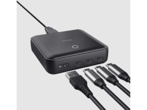 Trust Maxo 100W 4-port USBdesktop punjač, 3 USB-C porta,1 USB-A port - Image 4