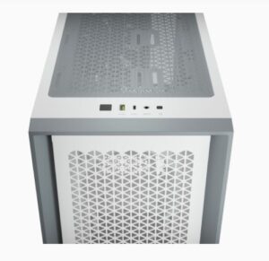 CORSAIR 4000D AIRFLOW WhiteTempered Glass Mid-TowerATX Case - Image 10