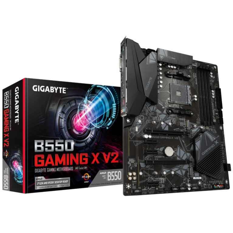 Gigabyte MB B550 GAMING X V2 AM4; 4xDDR4; 2xM.2; 4xSATA6xUSB; HDMI, DVI; ATX