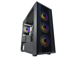 LC-Power Case Gaming 810B E-ATX, ATX, Micro ATX, MiniITX4x 120mm ARGB fans, tempered glass