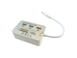 LC-Power USB Type-C Hub3x USB 3.0 type A, card readersd(hc), t-flash, M2, MS Duo cards - Image 3