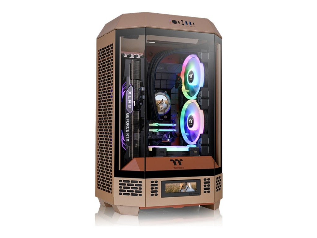 CA-1Y4-00SGWN-00_241204021259199 Thermaltake The Tower 300Gravel Sand, mATXMicro Tower Case - Image 1