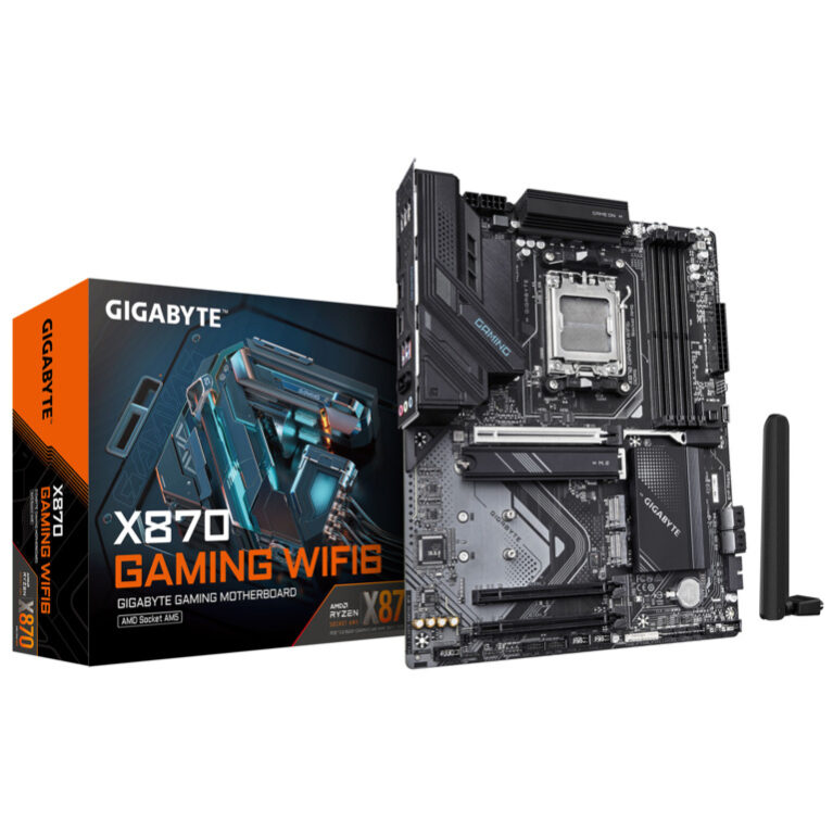 Gigabyte MB X870 GAMING WF6 AM5; 4xDDR5; 3xM.2; 4xSATA10xUSB; WIFI 6; ATX; RAID