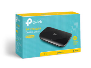 Switch TP-Link TL-SG1008D 8-Port Gigabit RJ45 10/100/1000Mbps desktop switch 16Gbps Switching Capacity Fanless Auto Negotiation/Auto - Image 6