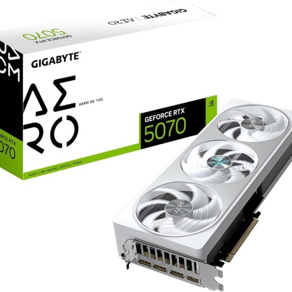 Gigabyte 5070 Aero OC 12GB 12GB GDDR7, 192-bit,3x DP, 1x HDMI