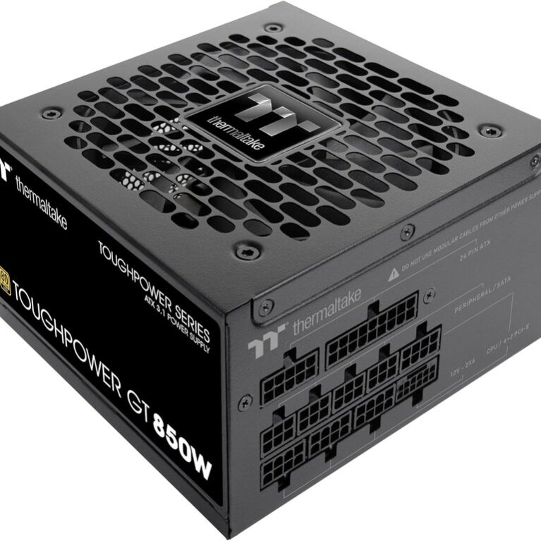Thermaltake Toughpower GT 850w 80+ Gold, full modular,ATX 3.1 native 12V-2x6 connector
