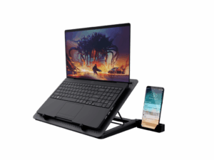 Trust Quno Cooling Stand LED GXT 1125 Laptop cooling stand sa 5 ventilatora + stalak za telefon - Image 4