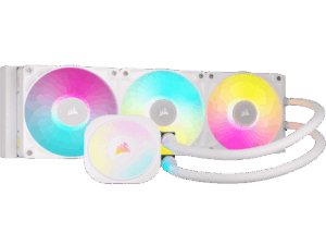 CORSAIR TITAN 360 RX RGB AIOLiquid CPU Cooler, White,RX120LGA1851, LGA1700, AM5, AM4 - Image 2