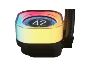 CORSAIR TITAN 360 RX LCD AIO Liquid CPU Cooler, Black,RX120LGA1851, LGA1700, AM5, AM4 - Image 5