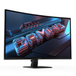 Gigabyte Monitor 31.5 GS32QCA 31.5" VA 1500R, 2560x1440 QHD 250cd, 180Hz, 1ms, 2x HDMI, 1x DP